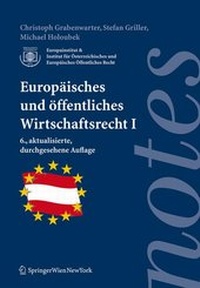 Abbildung von: Europäisches und öffentliches Wirtschaftsrecht I - Springer