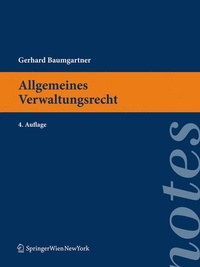 Abbildung von: Allgemeines Verwaltungsrecht - Springer