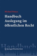 Cover: Handbuch Auslegung im &ouml;ffentlichen Recht - Springer