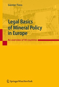 Bild: Legal Basics of Mineral Policy in Europe - Springer