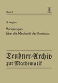 Cover: Vorlesungen &uuml;ber die Mechanik der Kontinua - Springer