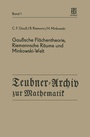 Cover: Gaußsche Flächentheorie, Riemannsche Räume und Minkowski-Welt - Springer