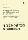 Cover: Ausgew&auml;hlte Arbeiten zur Zahlentheorie und zur Geometrie - Springer