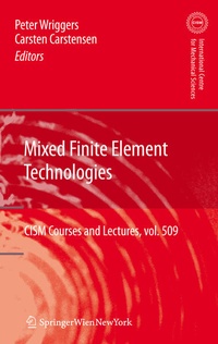 Enlarge image Cover: Mixed Finite Element Technologies - Springer