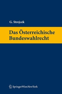 Bild: Das Osterreichische Bundeswahlrecht - Springer