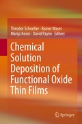 Cover: Chemical Solution Deposition of Functional Oxide Thin Films - Springer