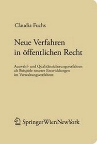 Abbildung von: Neue Verfahren im öffentlichen Recht - Springer