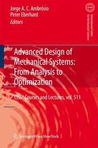 Enlarge image Cover: Advanced Design of Mechanical Systems: From Analysis to Optimization - Springer