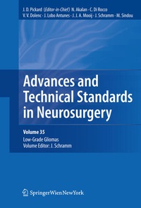 Enlarge image Cover: Advances and Technical Standards in Neurosurgery, Vol. 35 - Springer