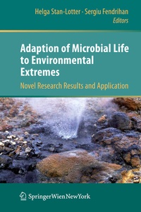 Enlarge image Cover: Adaption of Microbial Life to Environmental Extremes - Springer
