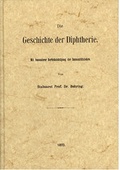 Bild: Die Geschichte der Diphtherie - S&auml;ndig Reprint