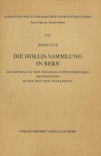 Enlarge image Cover: Die Hollis-Sammlung in Bern - Peter Lang Verlag