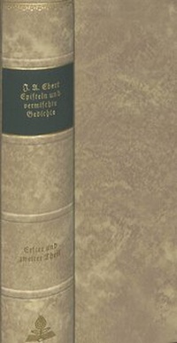 Abbildung von: Episteln und vermischte Gedichte - Peter Lang Verlag