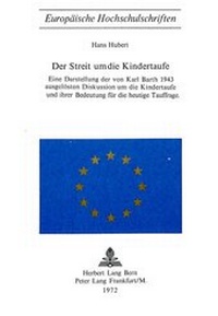 Enlarge image Cover: Der Streit um die Kindertaufe - Peter Lang Verlag
