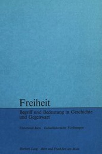 Abbildung von: Freiheit - Peter Lang Verlag