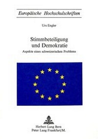 Abbildung von: Stimmbeteiligung und Demokratie - Peter Lang Verlag