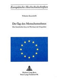 Abbildung von: Der Tag des Menschensohnes - Peter Lang Verlag