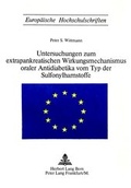 Bild: Untersuchungen zum extrapankreatischen Wirkungsmechanismus oraler Antidiabetika vom Typ der Sulfonylharnstoffe - Peter Lang Verlag