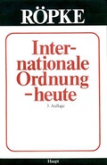 Cover: Internationale Ordnung heute - Haupt Verlag