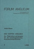 Cover: Das Kanton-Englisch - Peter Lang Verlag