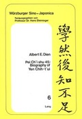 Cover: Pei Ch'i Shu 45: Biography of Yen Chih-t'ui - Peter Lang Verlag