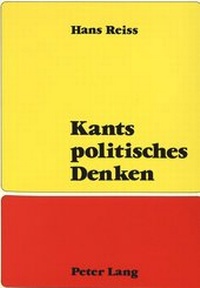 Abbildung von: Kants politisches Denken - Peter Lang Verlag