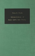 Cover: Interpretations of Iwan Goll's Late Poetry - Peter Lang Verlag