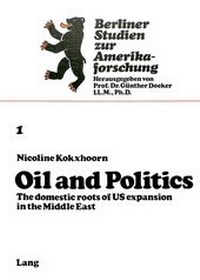 Abbildung von: Oil and Politics - Peter Lang Verlag