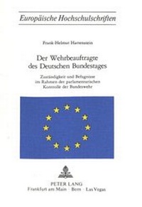 Abbildung von: Der Wehrbeauftragte des deutschen Bundestages - Peter Lang Verlag