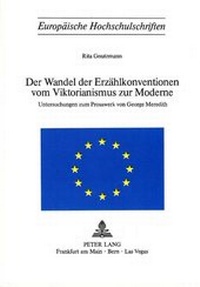 Abbildung von: Der Wandel der Erzählkonventionen vom Viktorianismus zur Moderne - Peter Lang Verlag