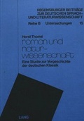 Bild: Roman und Naturwissenschaft - Peter Lang Verlag