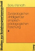 Cover: Zur Ideologischen Anf&auml;lligkeit der empirisch-p&auml;dagogischen Forschung - Peter Lang Verlag