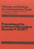 Cover: Proceedings of the Conference Oberwolfach: December 4-10, 1977 - Peter Lang Verlag