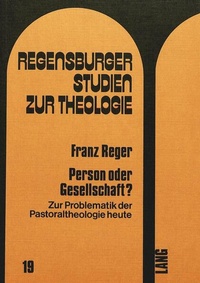 Enlarge image Cover: Person oder Gesellschaft? - Peter Lang Verlag