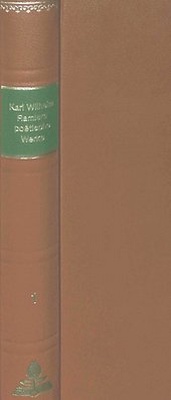 Abbildung von: Poetische Werke - Peter Lang Verlag