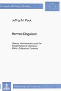 Cover: Hermes Disguised - Peter Lang Verlag