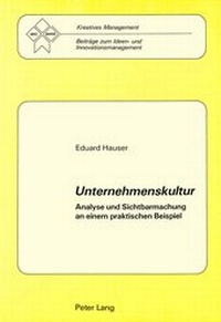 Abbildung von: Unternehmenskultur - Peter Lang Verlag