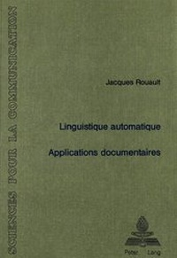 Abbildung von: Linguistique automatique: Applications documentaires - Peter Lang Verlag