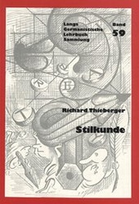 Abbildung von: Stilkunde - Peter Lang Verlag