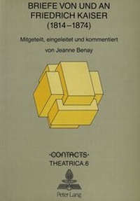Abbildung von: Briefe von und an Friedrich Kaiser (1814-1874) - Peter Lang Verlag