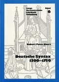 Bild: Historische Syntax des Deutschen II:- 1300-1750 - Peter Lang Verlag