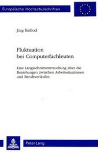 Abbildung von: Fluktuation bei Computerfachleuten - Peter Lang Verlag