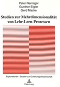 Cover: Studien zur Mehrdimensionalit&auml;t von Lehr-Lern-Prozessen - Peter Lang Verlag