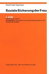 Abbildung von: Soziale Sicherung der Frau - Peter Lang Verlag