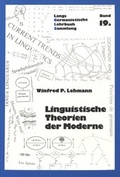 Bild: Linguistische Theorien der Moderne - Peter Lang Verlag