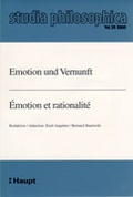 Cover: Emotion und Vernunft /Emotion et rationalit&eacute; - Haupt Verlag