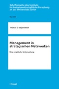 Cover: Management in strategischen Netzwerken - Haupt Verlag