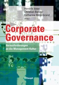 Cover: Corporate Governance - Haupt Verlag