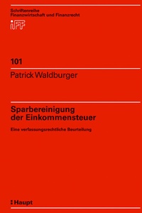 Abbildung von: Sparbereinigung der Einkommensteuer - Haupt Verlag