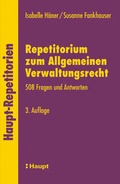 Cover: Repetitorium zum Allgemeinen Verwaltungsrecht - Haupt Verlag